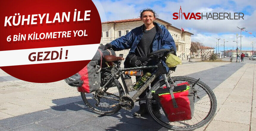 Küheylan ile 6 bin kilometre yol gezdi !