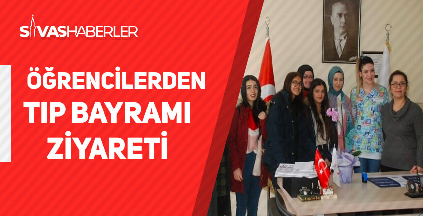 Öğrencilerden Tıp Bayramı ziyareti