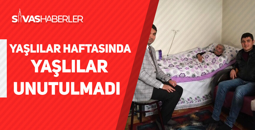 Yaşlılar haftasında yaşlılar unutulmadı