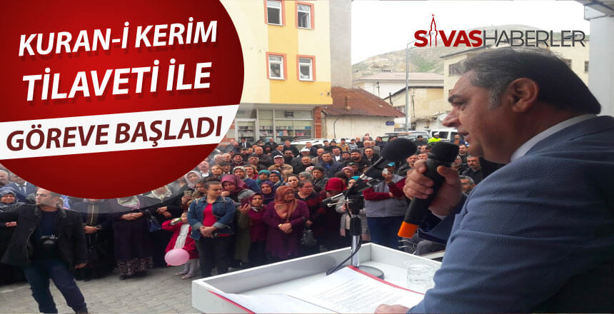 Belediye Başkanı Kuran-i Kerim tilaveti ile göreve başladı