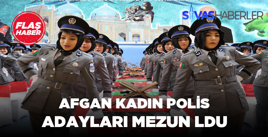 Afgan kadın polis adayları mezun oldu