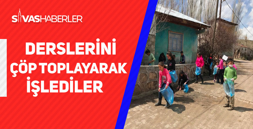 Fen Bilimleri dersini çöp toplayarak işlediler