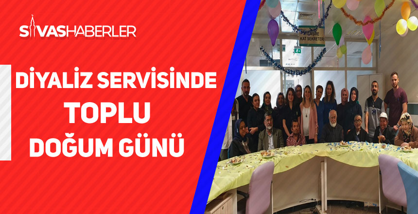 Diyaliz Bölümünde Toplu Doğum Günü