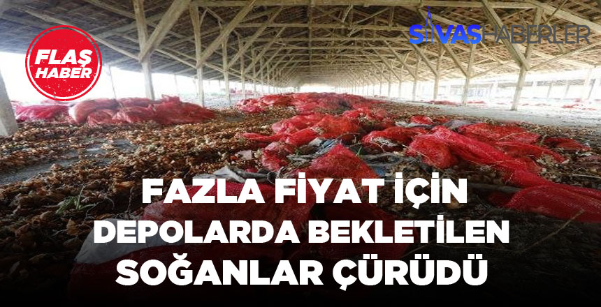 AÇGÖZLÜLERİN Tonlarca Soğanı Çöp Oldu