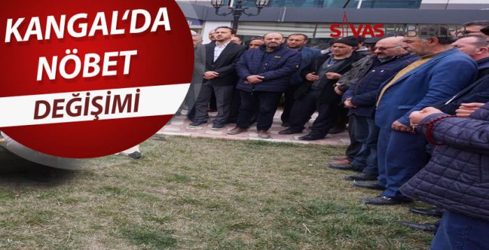 Kangal’ın yönetiminde nöbet değişimi yapıldı