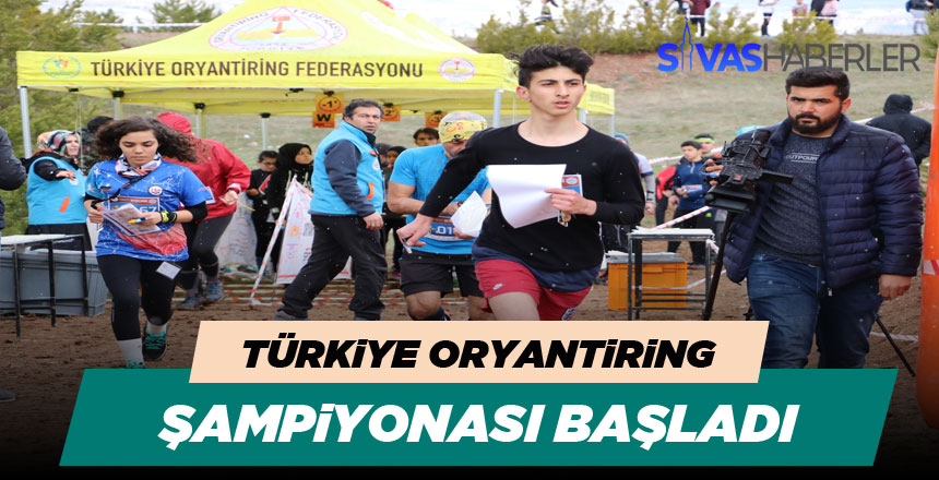 Türkiye Oryantiring Şampiyonası Sivas’ta başladı