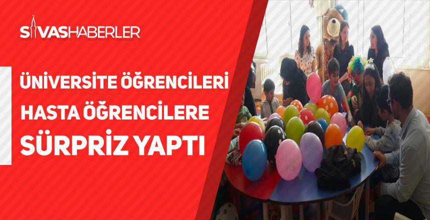 Üniversite Öğrencileri Hasta Öğrencilere Sürpriz Yaptı!