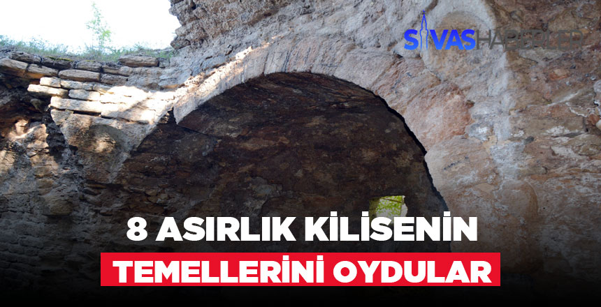 Tarihi kilisenin temeli oyuldu