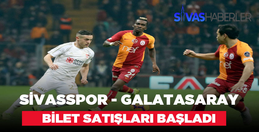 DG Sivasspor – Galatasaray Maçının Bilet Satışları Başladı