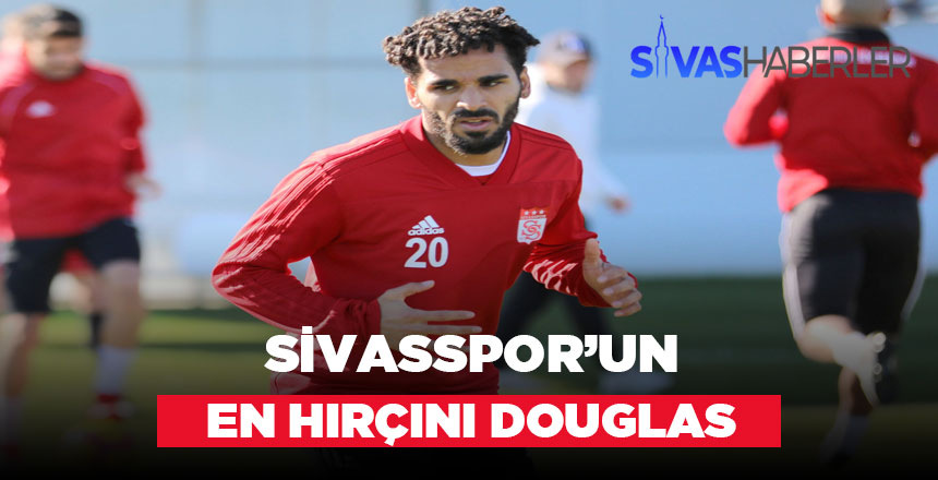 Sivasspor’un en çok kart göreni Douglas oldu