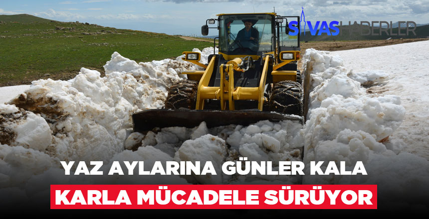 Yaz geldi derken, Karla mücadele devam ediyor