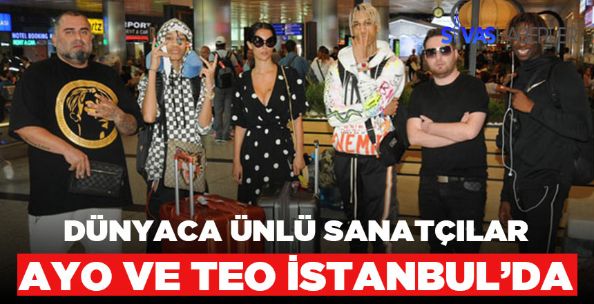 Ünlü Sanatçılar Ayo ve Teo doğum günü partisi için Türkiye’de