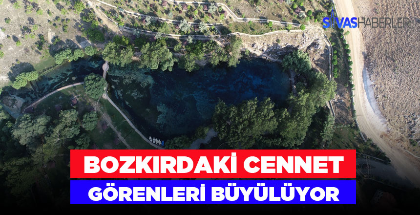 Gökpınar gölü maviliğiyle görenleri büyülüyor