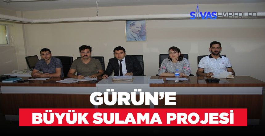 Gürün-Gökpınar-Suçatı Sulaması Projesine Başlandı
