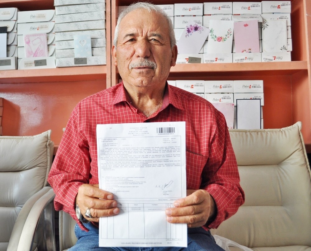 Hiç gitmediği İstanbul’dan ceza geldi
