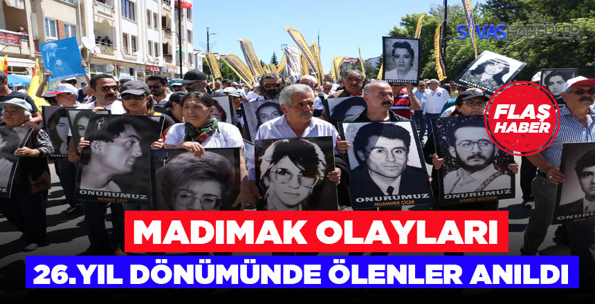 Madımak olaylarının 26.yıl dönümünde etkinlikler düzenlendi