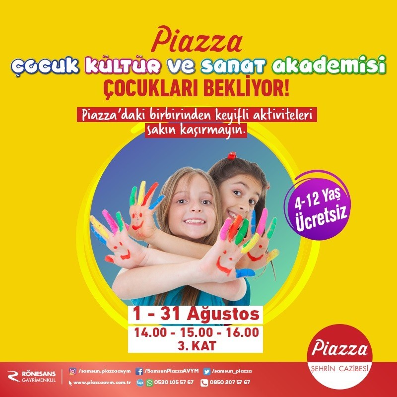 Piazza kültür sanat akademisi başlıyor