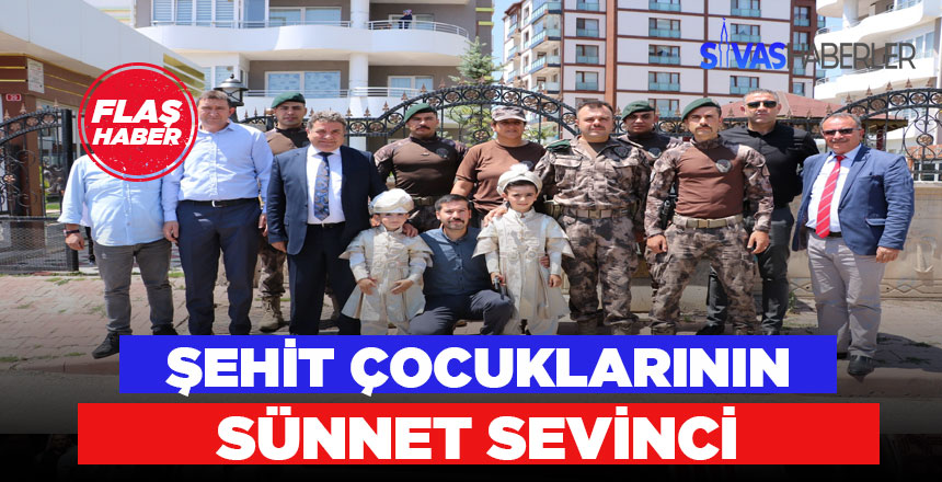 Şehit Çocuklarının Sünnet Sevinci Paylaşıldı