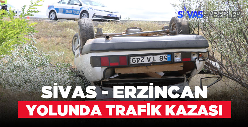 Sivas – Erzincan yolunda lastik patladı 6 yaralı