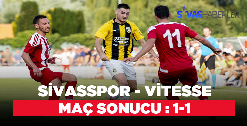 DG Sivasspor Hollanda’da berabere kaldı