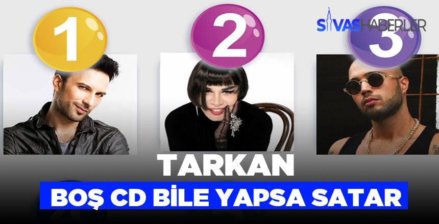 Boş CD yapsa alırım anketinde Tarkan ilk sırada