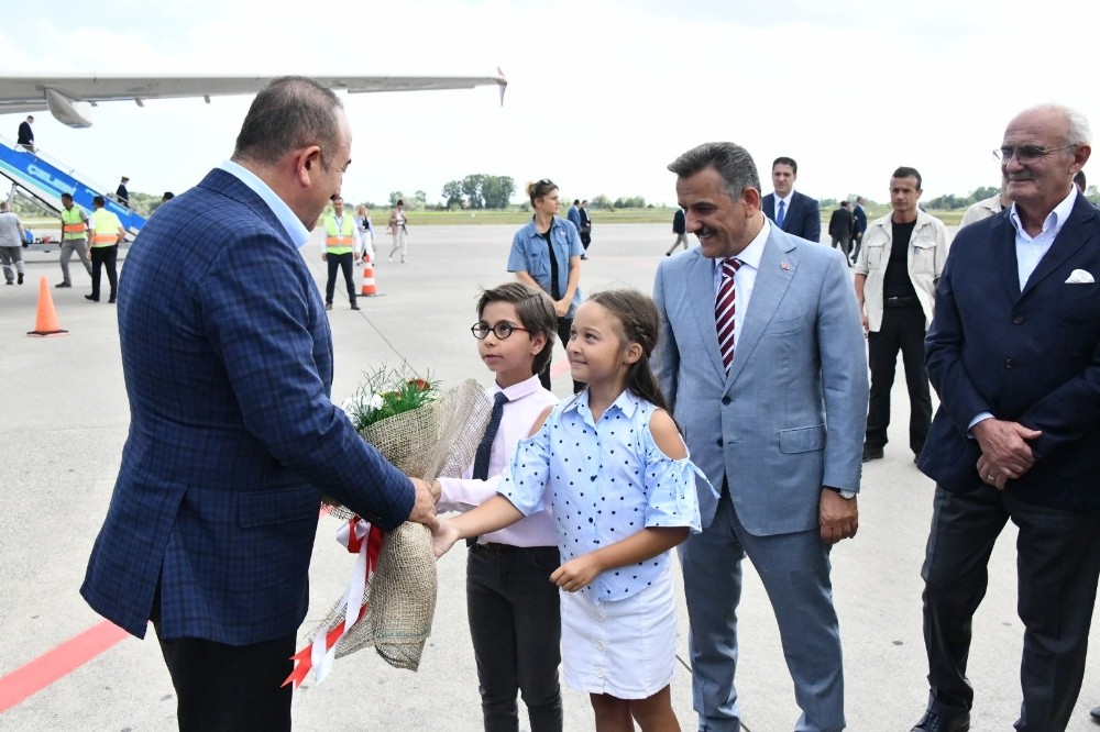 Dışişleri Bakanı Çavuşoğlu Samsun’da