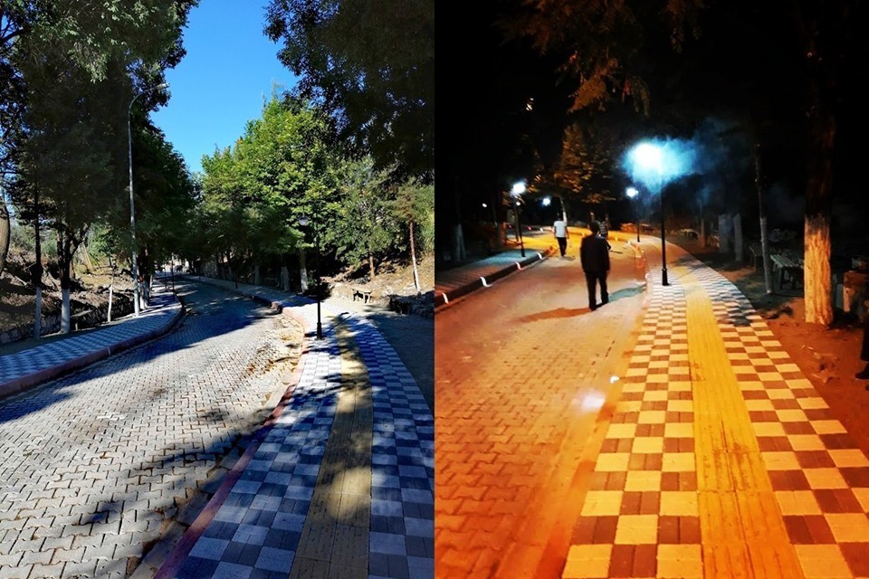 Emet’te Kaplıcalar Caddesi yeni yüzüyle hizmette