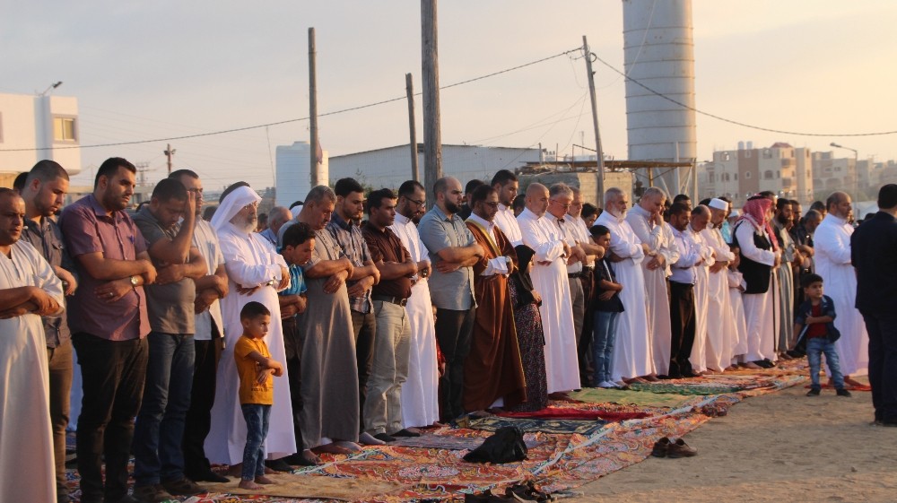 Gazze’de Kurban Bayramı coşkusu