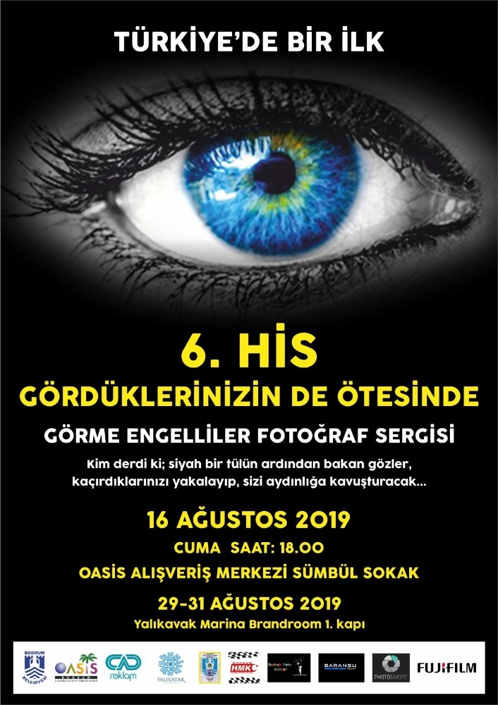 Görme engelli fotoğrafçılar Bodrum’da sergi açıyor