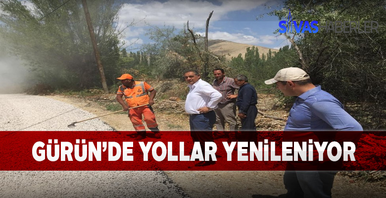 Gürün’de Yol Çalışmalarında Sona Gelindi