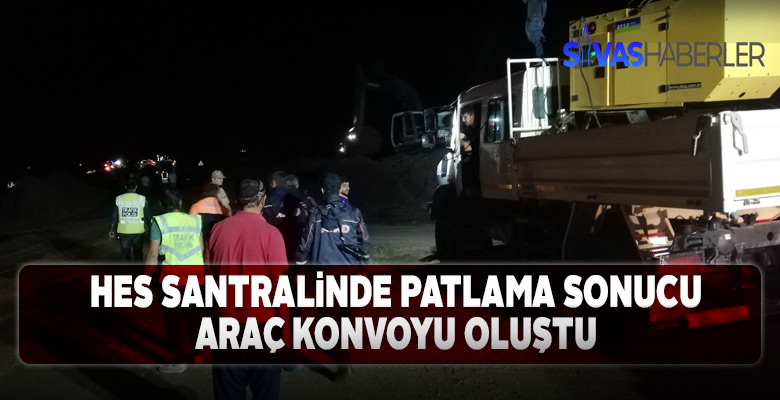 HES patlaması sonrasında D-100 karayolunda uzun araç kuyrukları