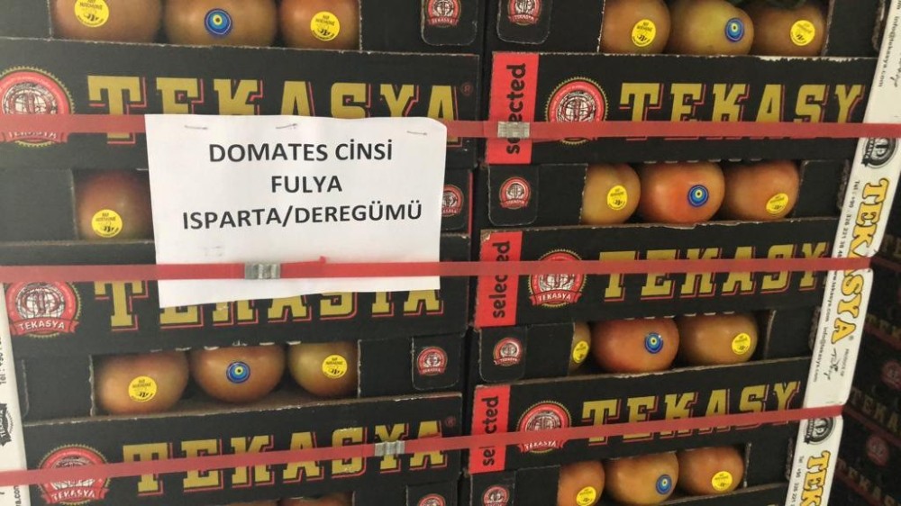 Isparta’dan 3 ülkeye 521 tonluk domates ihracatı