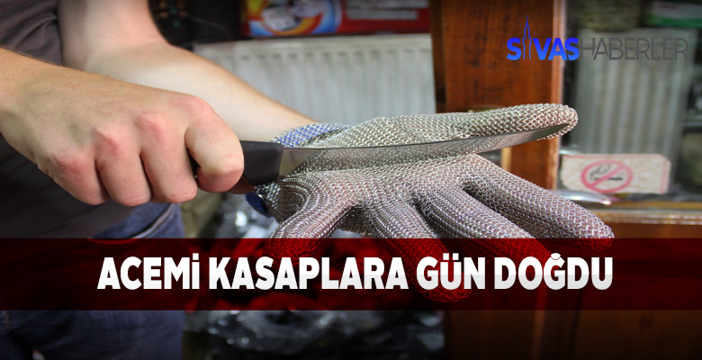 Acemi kasapların favorisi çelik eldiven