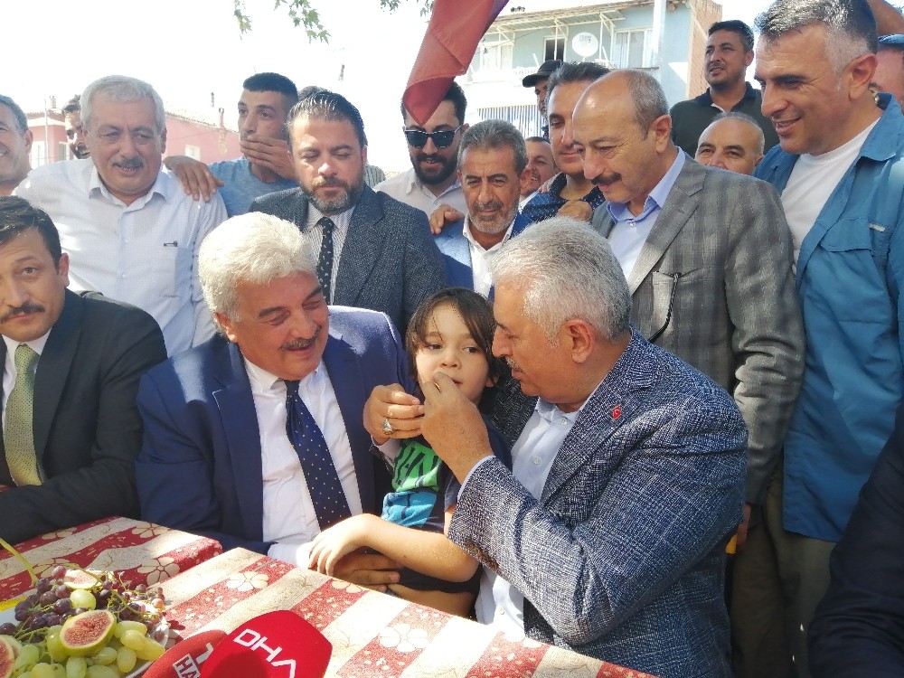 Kaymakçı’da Binali Yıldırım’a sevgi seli