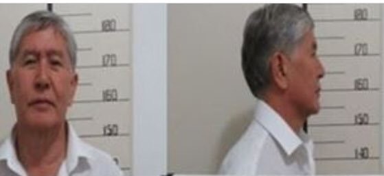 Kırgızistan eski Cumhurbaşkanı Atambayev’in gözaltı fotoğrafı