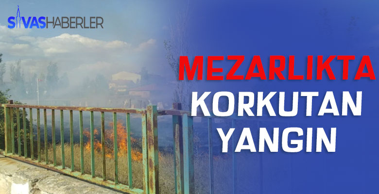 Altınyayla ilçesindeki yangın korkuttu