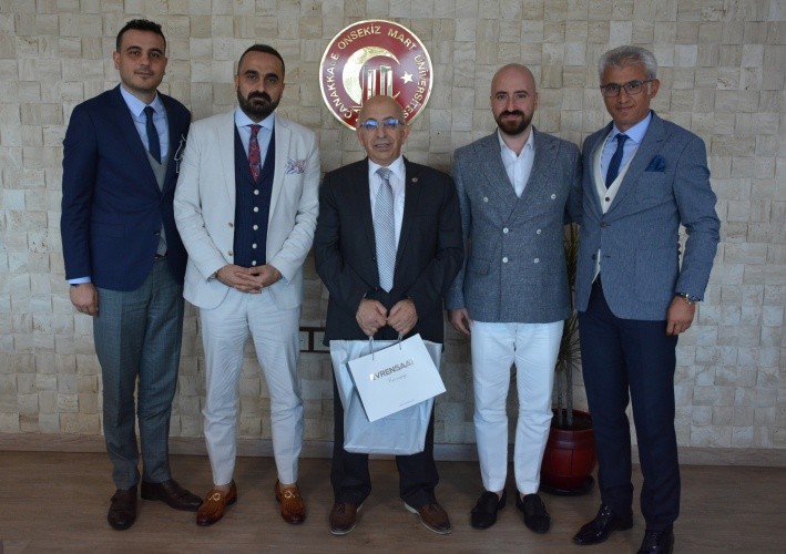 Uzaktan Eğitim Fakültesi Dekanı Şahin’den Rektör Murat’a ziyaret