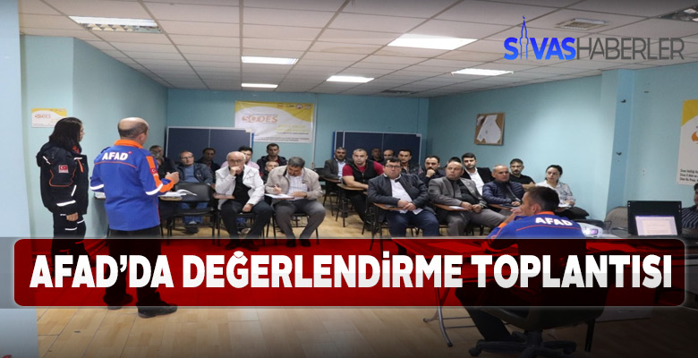 Sivas’ta AFAT Toplantısı Düzenlendi