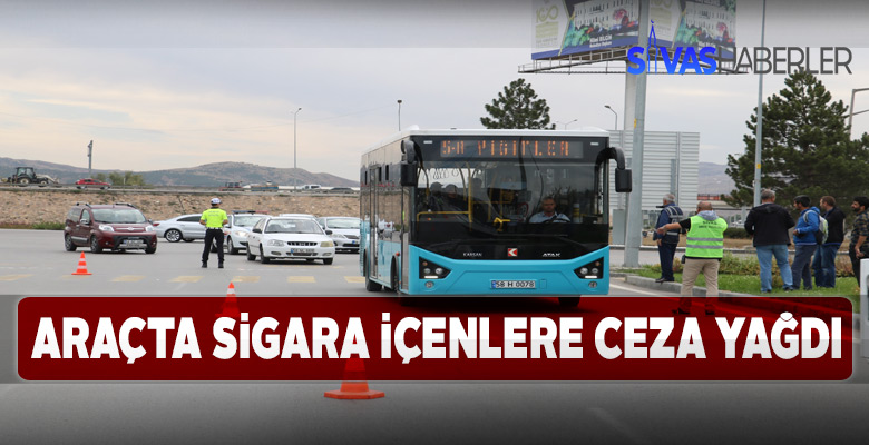Direksiyon başında sigara içenlere ceza yağdı