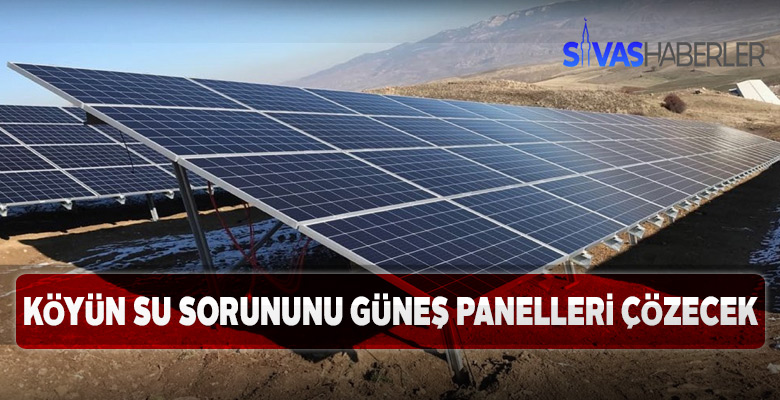 Su sorununa güneş enerjili çözüm