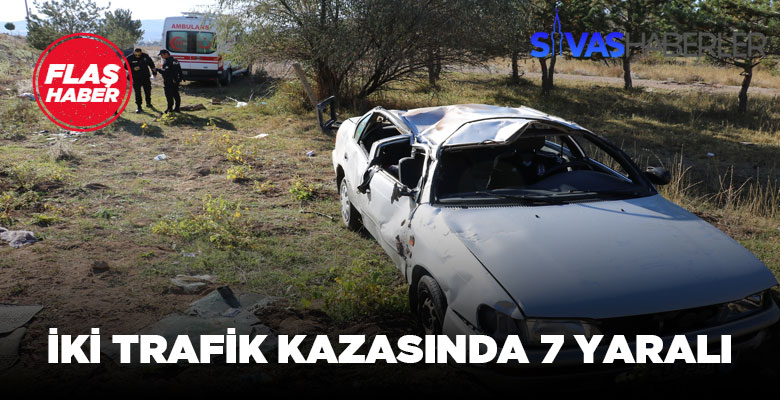 İki ayrı trafik kazası çok sayıda yaralılar var