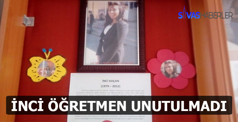 Trafik kazasında vefat eden İnci öğretmen unutulmadı