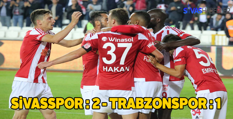 Son Saniye Galibiyeti D.G.Sivasspor : 2 – Trabzonspor : 1