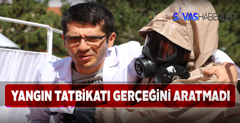 Yangın ve Kimyasal sızıntı tatbikatı yapıldı