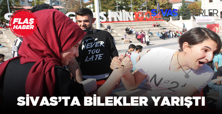 Sivaslılar Bilek Güreşi Yarışmasında Bir Araya Geldiler