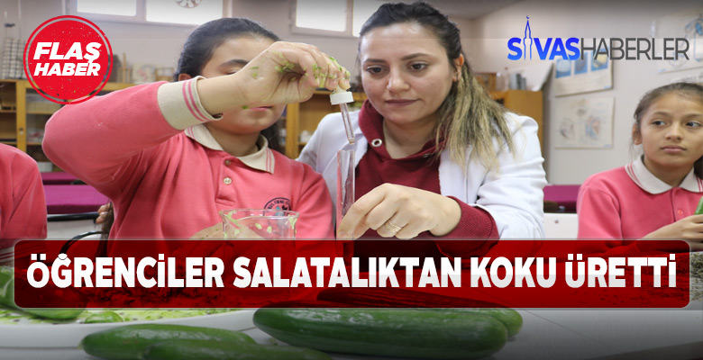 Salatalıktan koku üretip Patentini aldılar