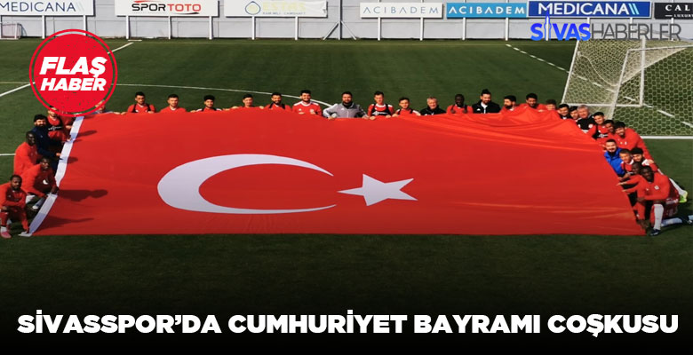 Sivasspor Antrenmanı Öncesi Cumhuriyet Bayramı Coşkusu