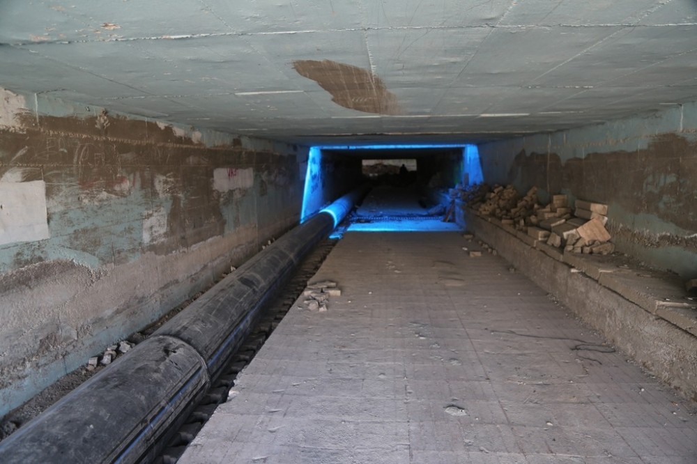 Yağmur suyu hattı çalışmaları sürüyor