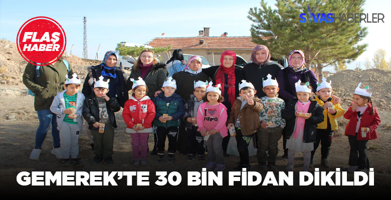 Gemerek’te Ağaç Dikme Etkinliği Yapıldı