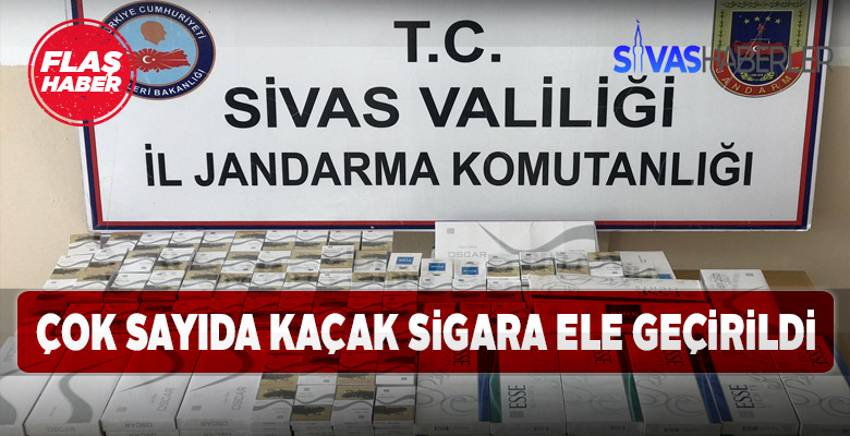 Jandarmadan Sivas Genelinde Kaçakçılık Operasyonu